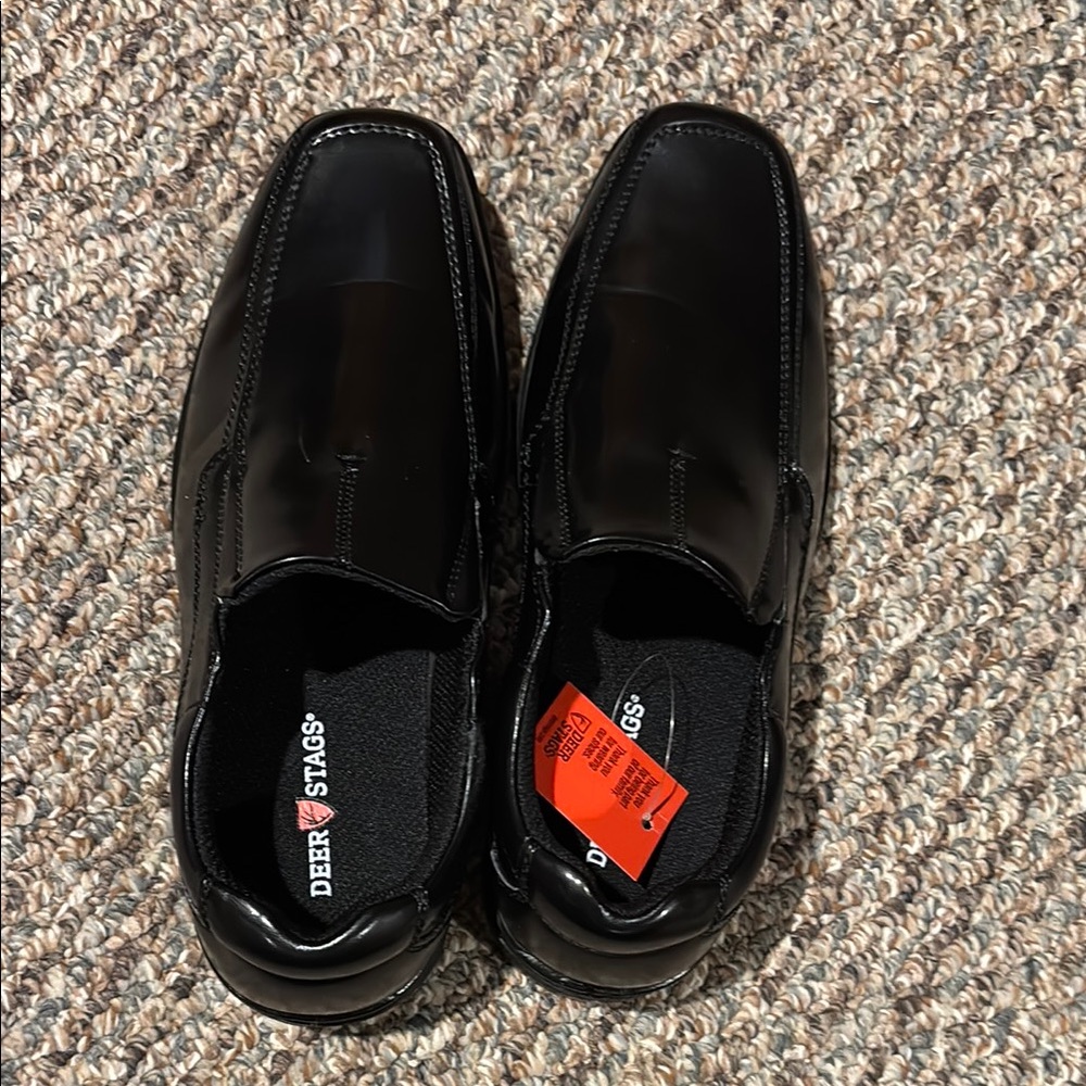 Deer Stags Men's Black Loafers